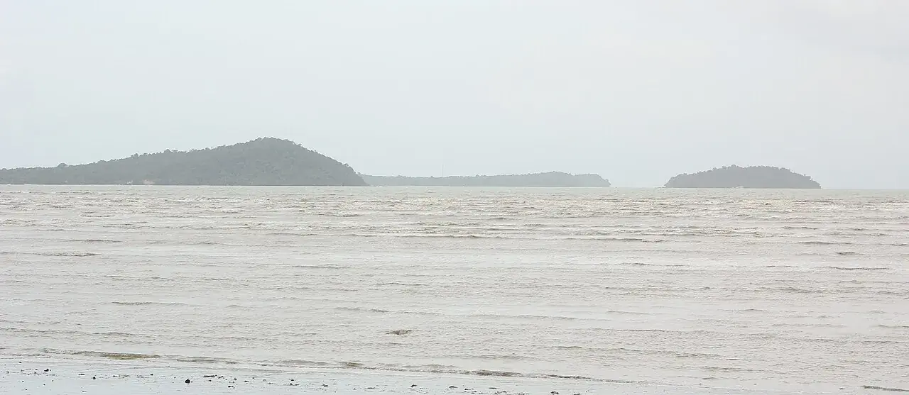 Koh Ta Kiev周辺のカンボジア沿岸