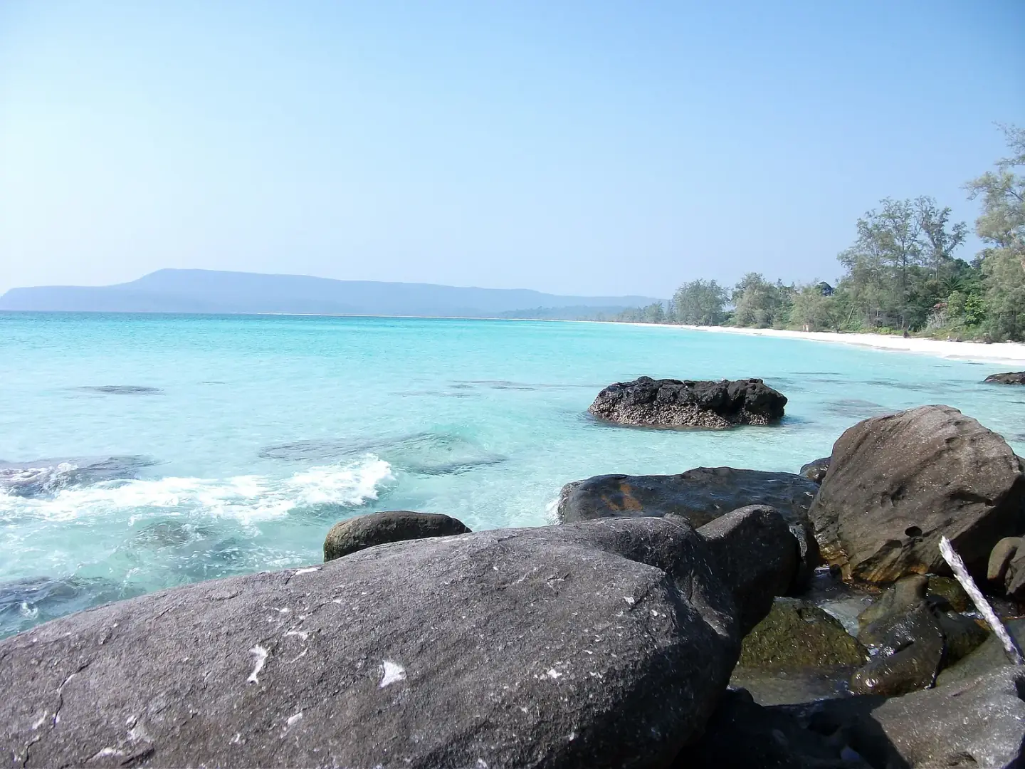 Koh Rong西側のSok San Beach